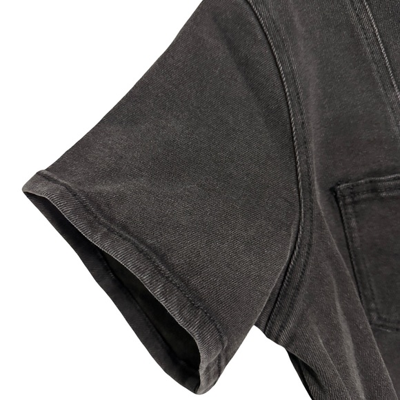 Women’s Intempo Black Washed Belted Denim Jumpsuit Size 16 NWT - Picture 6 of 14